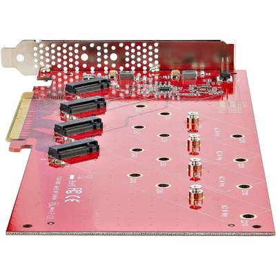 StarTech.com Quad M.2 PCIE Adapter for NVMe/Ahci SSD