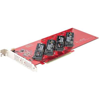 StarTech.com Quad M.2 PCIE Adapter for NVMe/Ahci SSD