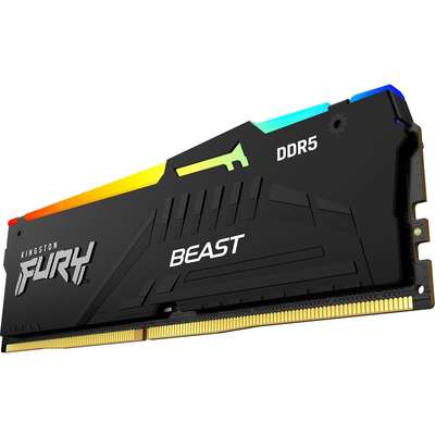 Kingston Technology 16GB 5200MT/S DDR5 CL40 DIMM Fury Beast RGB