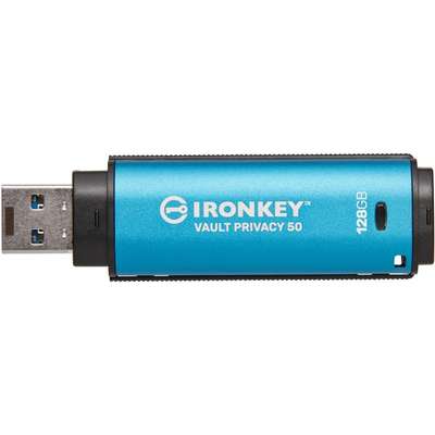 Kingston Technology 128GB Ironkey Vault Privacy 50 External SSD