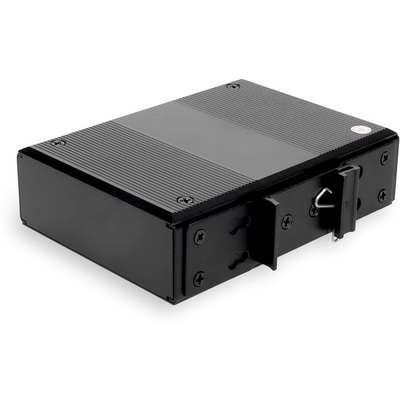 AddOn Industrial Managed 10/100/1000BASE-Tx (RJ-45) X4 to 2 Open SFP Port Media Converte