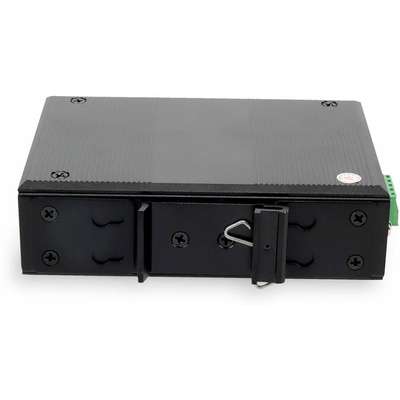 AddOn Industrial Managed 10/100/1000BASE-Tx (RJ-45) X4 to 2 Open SFP Port Media Converte