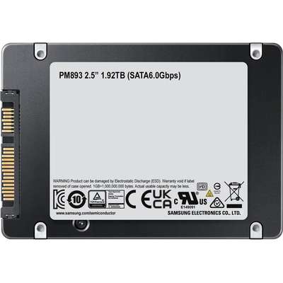 Samsung PM893 1.9TB SATA Enterprise SSD **NO Canceling/NO Return**
