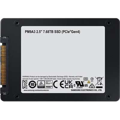 Samsung PM9A3 7.6TB NVMe U.2 Enterprise SSD