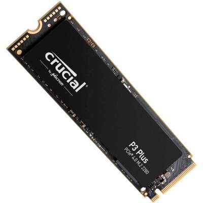 Crucial Technology Crucial P3 Plus 500GB PCIE 4.0 NVMe M.2 2280 SSD