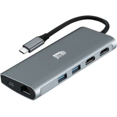 Adesso Expand Your Laptops Connection Port with This USB Type-C Multiport Docking