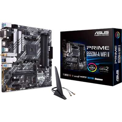 Asus MB Prime B550M-A WiFi II AMD B550 AM4 Max.128GB DDR4 MATX