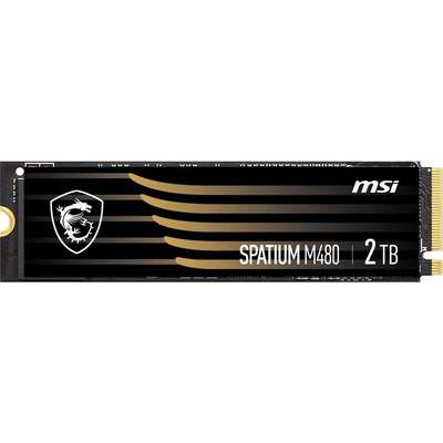 MSI Spatium M480 PCIE 4.0 NVMe M.2 2TB Play