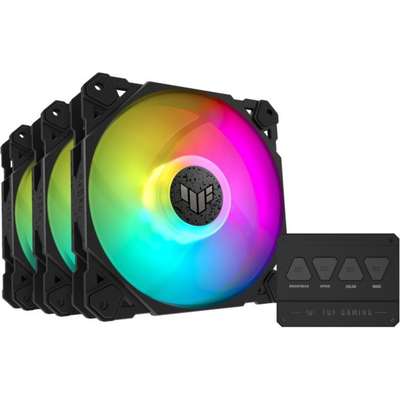 ASUS Tuf Gaming TF120 Argb Chassis Fan 3-Pin 120MM PWM Control