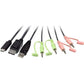 ATEN 2-Port USB-C Displayport Hybrid KVM Cable