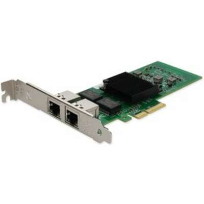 AddOn 1000MBS Dual RJ-45 Port 100M PCIE 2.0 X4 Network Interface Card