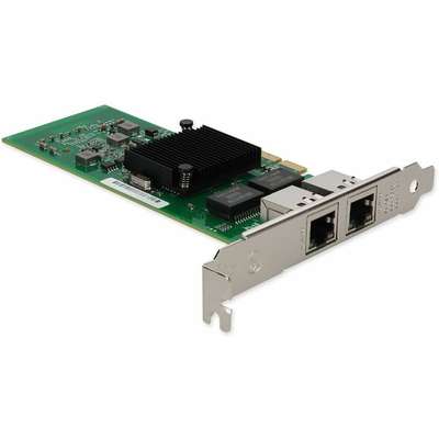 AddOn 1000MBS Dual RJ-45 Port 100M PCIE 2.0 X4 Network Interface Card