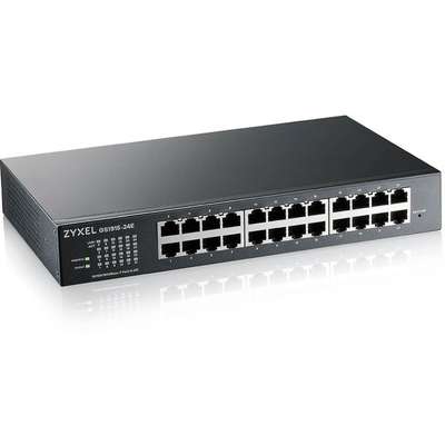 Zyxel 24-Port Gbe Smart Managed Switch with Nebula Cloud Option