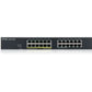 Zyxel 24-Port Gbe Smart Managed PoE Switch with Nebula Cloud Option