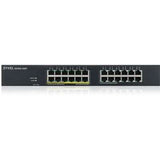 Zyxel 24-Port Gbe Smart Managed PoE Switch with Nebula Cloud Option