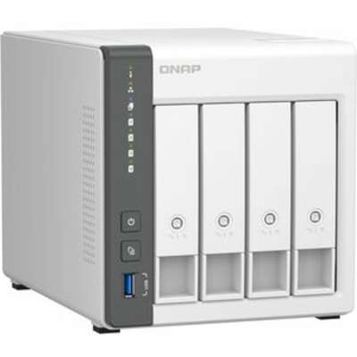 QNAP TS-433 4-Bay Personal Cloud NAS for Backup & Data Sharing. Arm