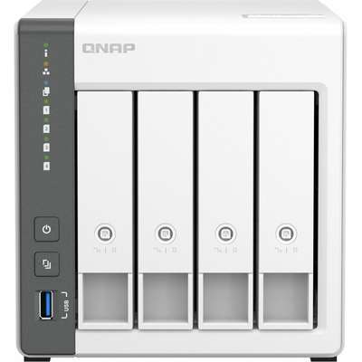 QNAP TS-433 4-Bay Personal Cloud NAS for Backup & Data Sharing. Arm