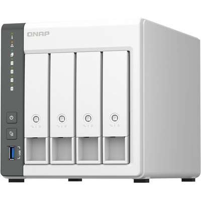 QNAP TS-433 4-Bay Personal Cloud NAS for Backup & Data Sharing. Arm