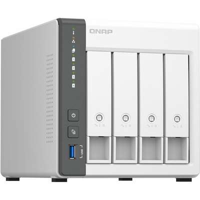 QNAP TS-433 4-Bay Personal Cloud NAS for Backup & Data Sharing. Arm