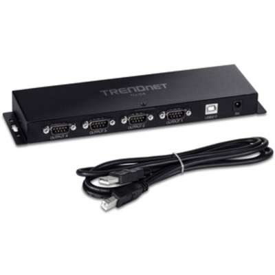 TRENDnet Connect Four RS232 Serial Devices, Such As A Modem, to A USB Port On Your