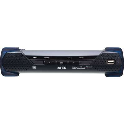 ATEN 5K Displayport KVM Over IP Receiver W 10GB Network Fiber&Copper