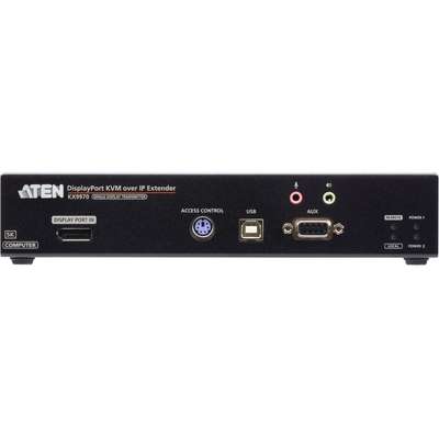 ATEN 5K Displayport KVM Over IP Transmitter W 10GB Network Fiber