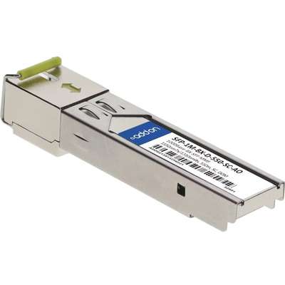 Addon MSA and TAA Compliant 1000BASE-BX SFP Transceiver (MMF, 1550NMTX/1310NMRX
