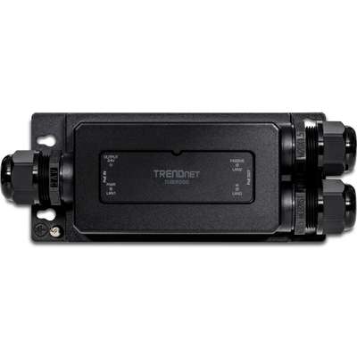 TRENDnet 2-Port Industrial Outdoor Gigabit Active/Passive PoE+ Extnder