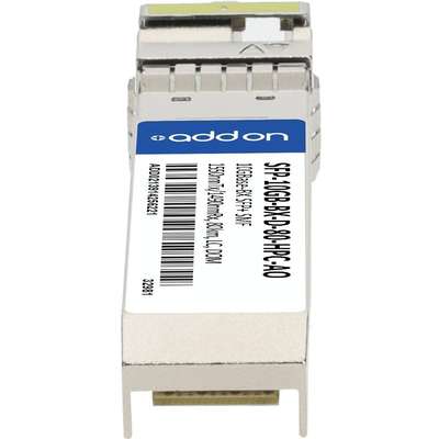 AddOn HP Comp XCVR 80KM TAA 10G BX LC1550NM TX1490NMRX SMF