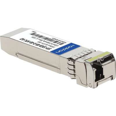 AddOn HP Comp XCVR 80KM TAA 10G BX LC1550NM TX1490NMRX SMF