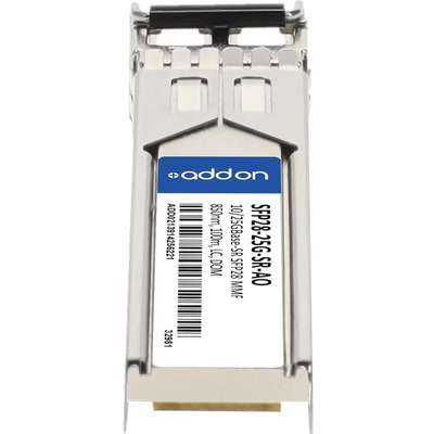AddOn Dell SFP28-25G-SR Comp XCVR TAA 25G-SR LC 850NM 100M 0 to 70C