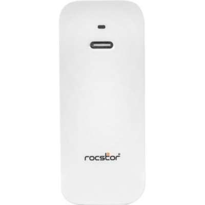 Rocstor 140W Smart USB-C Power Adapter Gan Technology -UL & FCC/Ce -White