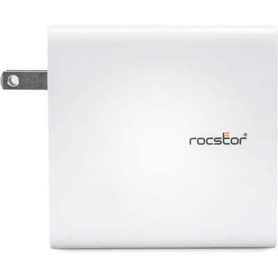 Rocstor 140W Smart USB-C Power Adapter Gan Technology -UL & FCC/Ce -White