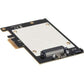 Tripp Lite U.2 to PCIE Adapter 2.5" NVMe U.2 SSD SFF-8639 PCI Express Card