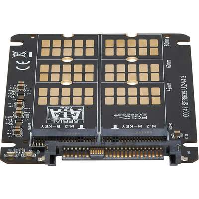 Tripp Lite U.2 to M.2 Adapter for M.2 PCIE NVMe SSD, SFF-8639