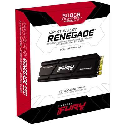 Kingston Technology 500G Renegade PCIE 4.0 NVMe SSD with  Heatsink