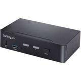 StarTech.com 2 Port USB C KVM DP Switch - 4K 60HZ 3.5MM & USB Audio