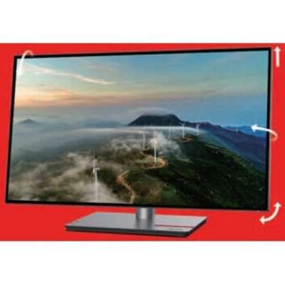 Lenovo Thinkvision P27H-30 27 QHD (2560 x 1440) 4-Side Near-Edgeless Display; Eye-Caring