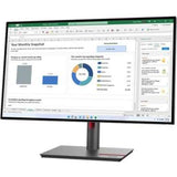 Lenovo Thinkvision P27H-30 27 QHD (2560 x 1440) 4-Side Near-Edgeless Display; Eye-Caring