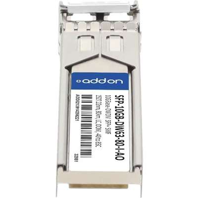 AddOn MSA & TAA Compliant XCVR 80KM 10G-DWDM 1527.22NM 80KM -40 to 85C