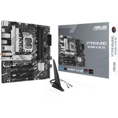 Asus MB Prime B760M-A AX D4 B760 LGA1700 MAX128GB DDR4 MATX