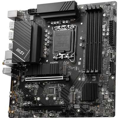 MSI Pro B760M-A WiFi DDR4 Gaming Desktop Motherboard