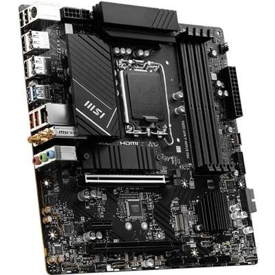 MSI Pro B760M-A WiFi DDR4 Gaming Desktop Motherboard