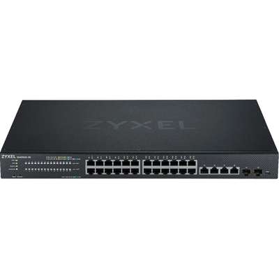 Zyxel 24P 2.5GBE Smart Managed Switch with 4 10GBE & 2 SFP+ Uplink