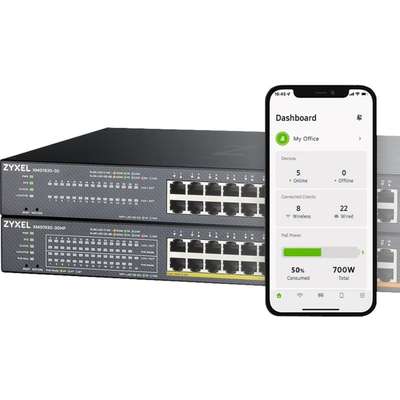 Zyxel 24P 2.5GBE Smart Managed Switch with 4 10GBE & 2 SFP+ Uplink