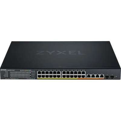 Zyxel 24P 2.5GBE Smart Managed 700W PoE Switch with  4 10GBE & 2 SFP+ Uplink