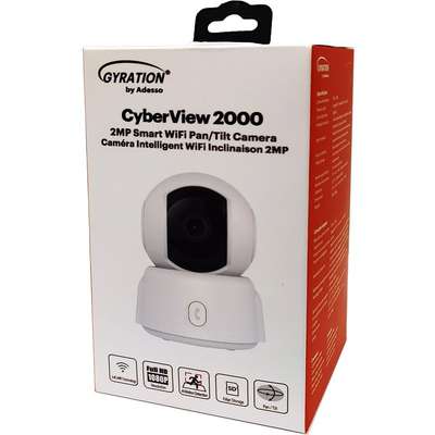 Adesso 2MP Smart WiFi Camera Pan/Tilt H.264 Cloud AI Call Button