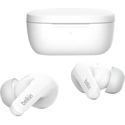 Belkin Soundform Flow Noise Canceling Earbuds Entry Level Anc White