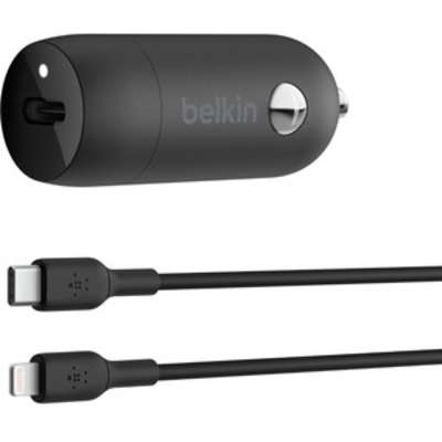 Belkin 30W USB C Car Charger + Cable