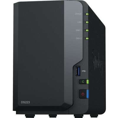 Synology NAS DS223 2-Bay DiskStation (Diskless)